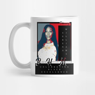 Serena Williams Black History Month Icon Mug